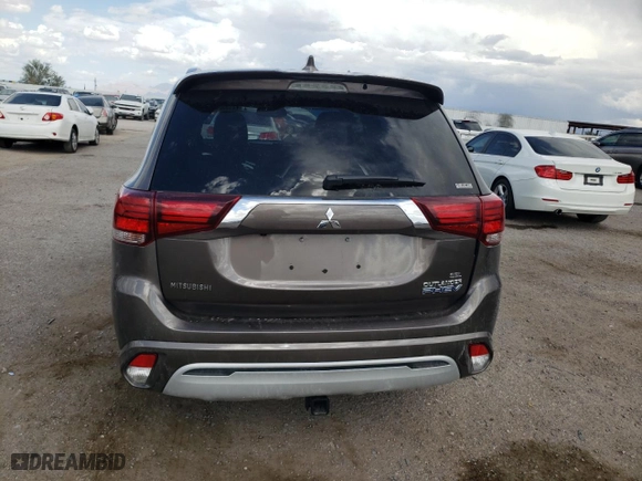 2019 Mitsubishi Outlander PHEV SEL with VIN JA4J24A5XKZ056553, listed as a Copart auction lot 72335043 with 16,894 mi miles. Bid and sale history available at carsss.com. Image 6.