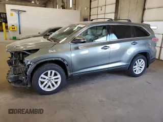2016 Toyota Highlander LE with VIN 5TDBKRFH6GS306485, listed as a Copart auction lot 56732295 with 146,221 mi miles and Salvage title. Bid and sale history available at DreamBid. Image 1.