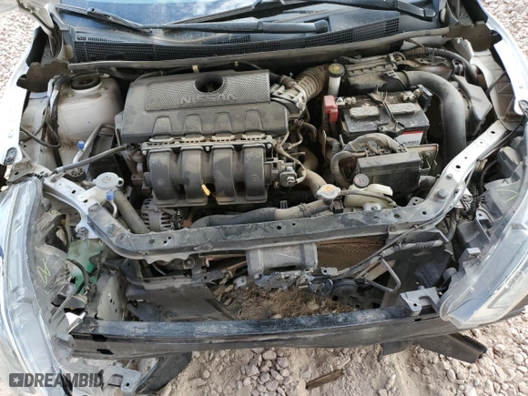 2017 Nissan Sentra S with VIN 3N1AB7AP5HY312158, listed as a Copart auction lot 42698585 with 71,668 mi miles and Salvage Title. Bid and sale history available at carsss.com. Image 11.