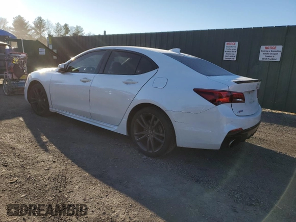 2020 Acura TLX w/A-Spec Pkg with VIN 19UUB3F67LA002109, listed as a Copart auction lot 82860964 with 0 mi miles and Salvage Title. Bid and sale history available at carsss.com. Image 2.