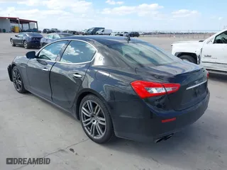 2017 Maserati Ghibli with VIN ZAM57XSA6H1218753, listed as a IAAI auction lot 41833235 with 42,135 mi miles. Bid and sale history available at carsss.com. Image 3.