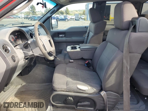 2005 Ford F-150 STX with VIN 1FTRX12W45FA41732, listed as a Copart auction lot 51269205 with 0 mi miles and Salvage Title. Bid and sale history available at carsss.com. Image 7.