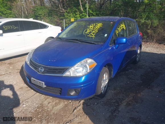 2012 Nissan Versa S with VIN 3N1BC1CPXCK808824, listed as a IAAI auction lot 42111187 with 196,196 mi miles. Bid and sale history available at carsss.com. Image 2.