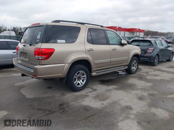 2006 Toyota Sequoia SR5 with VIN 5TDBT44A36S259629, listed as a IAAI auction lot 41887926 with 170,072 mi miles and . Bid and sale history available at DreamBid. Image 4.