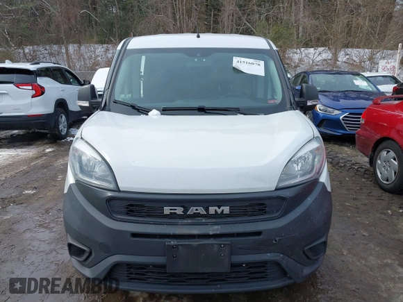 2020 Ram ProMaster City Cargo Van Tradesman with VIN ZFBHRFAB0L6R67529, listed as a IAAI auction lot 41516078 with 114,506 mi miles. Bid and sale history available at carsss.com. Image 12.