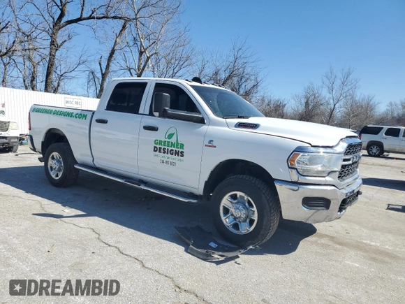 2021 Ram 2500 Tradesman with VIN 3C6UR5CL0MG557252, listed as a Copart auction lot 47853535 with 101,001 mi miles and Salvage title. Bid and sale history available at DreamBid. Image 4.