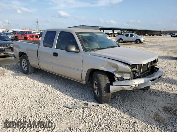 2006 Chevrolet Silverado 1500 Work Truck with VIN 1GCEC19X06Z285032, listed as a Copart auction lot 51234855 with 197,369 mi miles and Salvage Title. Bid and sale history available at carsss.com. Image 4.