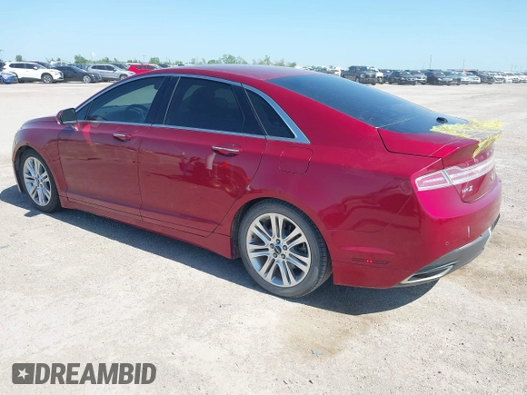 2016 Lincoln MKZ with VIN 3LN6L2GK2GR631195, listed as a IAAI auction lot 42001190 with 66,485 mi miles. Bid and sale history available at carsss.com. Image 3.