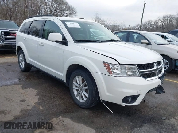 2016 Dodge Journey SXT with VIN 3C4PDCBG0GT206463, listed as a IAAI auction lot 41832864 with 135,409 mi miles. Bid and sale history available at carsss.com. Image 1.