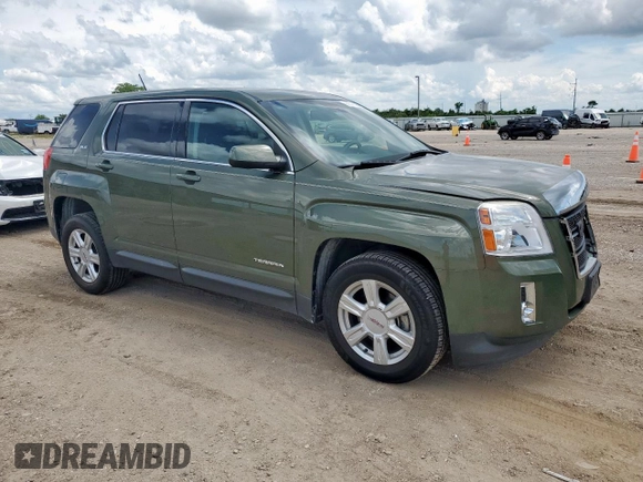 2015 GMC Terrain SLE with VIN 2GKALMEK3F6194086, listed as a Copart auction lot 61577505 with 83,885 mi miles and Salvage title. Bid and sale history available at DreamBid. Image 4.