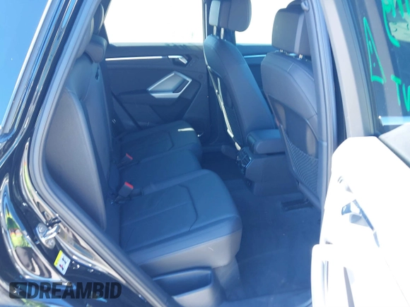 2021 Audi Q3 S line Premium Plus with VIN WA1EECF3XM1133790, listed as a IAAI auction lot 41870016 with 43,794 mi miles and . Bid and sale history available at DreamBid. Image 8.