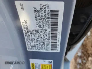 2022 Honda Accord Sedan Sport SE with VIN 1HGCV1F49NA028073, listed as a Copart auction lot 47357335 with 0 mi miles and Salvage Title. Bid and sale history available at carsss.com. Image 14.