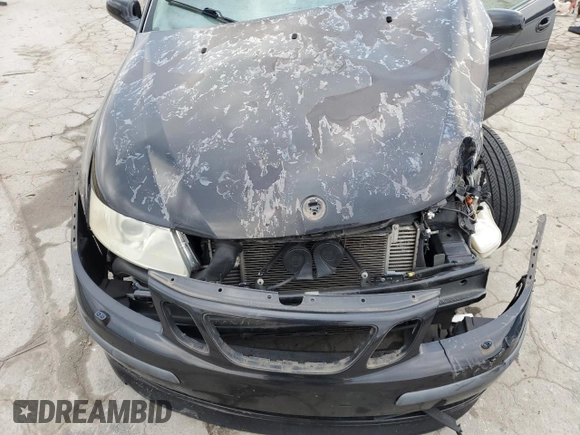 2006 Saab 9-3 Aero z VIN YS3FH71U466110271, wystawiony jako Copart lot #87414054 z przebiegiem Nie podano mil oraz Szkoda całkowita • Salvage title. Historia ofert i sprzedaży dostępna na DreamBid. Obrazek 11.