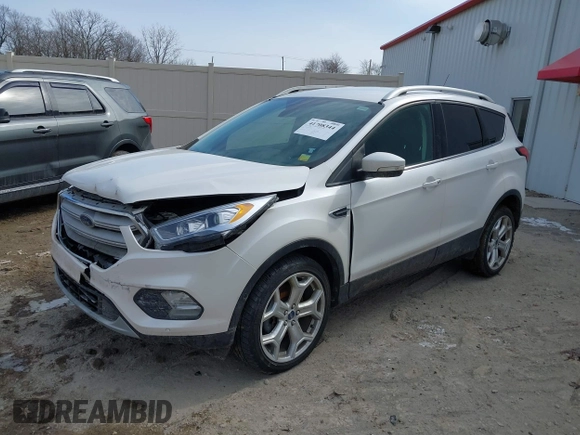 2019 Ford Escape Titanium with VIN 1FMCU9J97KUB85528, listed as a IAAI auction lot 41708344 with 88,841 mi miles. Bid and sale history available at carsss.com. Image 17.