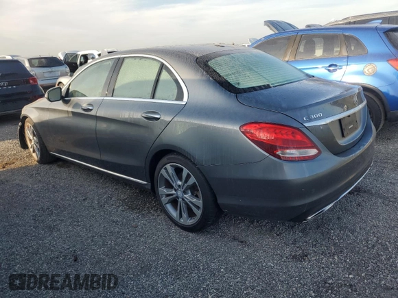 2017 Mercedes-Benz C 300 with VIN 55SWF4JB9HU210401, listed as a Copart auction lot 75676224 with Not Provided miles and Salvage Title. Bid and sale history available at carsss.com. Image 2.