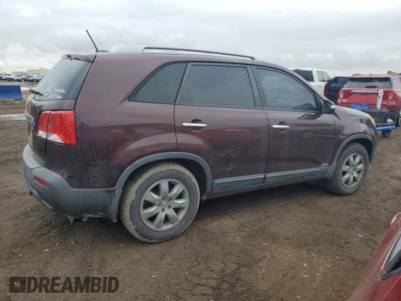 2013 Kia Sorento LX with VIN 5XYKTDA2XDG387261, listed as a Copart auction lot 51788685 with 57,131 mi miles and Salvage Title. Bid and sale history available at carsss.com. Image 3.