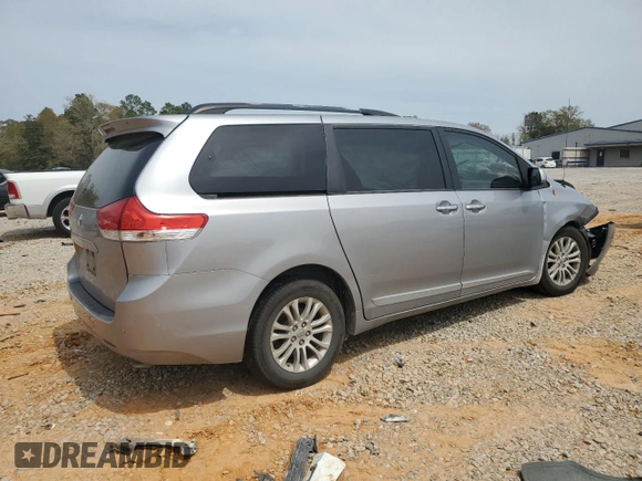 2013 Toyota Sienna XLE AAS with VIN 5TDYK3DC5DS303300, listed as a Copart auction lot 50843685 with 0 mi miles and Salvage Title. Bid and sale history available at carsss.com. Image 3.