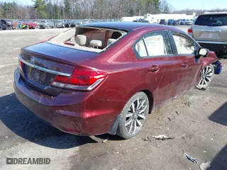 2015 Honda Civic Sedan EX-L with VIN 19XFB2F98FE288744, listed as a IAAI auction lot 41917521 with 113,860 mi miles. Bid and sale history available at carsss.com. Image 4.
