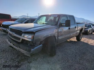 2003 Chevrolet Silverado 2500HD LS with VIN 1GCHK23143F125839, listed as a Copart auction lot 42871265 with 261,698 mi miles and Salvage Title. Bid and sale history available at carsss.com. Image 1.