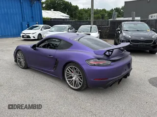 2018 Porsche 718 Cayman S z VIN WP0AB2A8XJK279655, wystawiony jako Copart lot #60089495 z przebiegiem 59 291 mil mil oraz Czysty tytuł • Clean title. Historia ofert i sprzedaży dostępna na DreamBid. Obrazek 3.