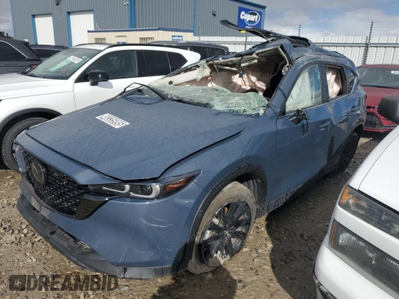 2024 Mazda CX-5 S Carbon Edition with VIN JM3KFBCLXR0465981, listed as a Copart auction lot 48335995 with Not Provided miles and Salvage Title. Bid and sale history available at DreamBid. Image 1.