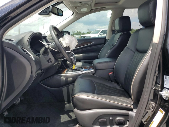 2018 Infiniti QX60 with VIN 5N1DL0MN6JC530919, listed as a Copart auction lot 54763465 with 58,301 mi miles and Salvage Title. Bid and sale history available at DreamBid. Image 7.