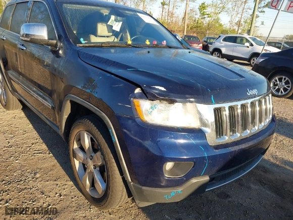 2012 Jeep Grand Cherokee Limited with VIN 1C4RJFBG4CC189210, listed as a IAAI auction lot 41837118 with 155,050 mi miles. Bid and sale history available at carsss.com. Image 6.