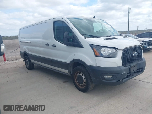 2021 Ford Transit Cargo with VIN 1FTBR1Y84MKA41093, listed as a IAAI auction lot 41799933 with 59,088 mi miles and . Bid and sale history available at DreamBid. Image 1.