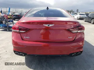 2019 Genesis G80 Sport with VIN KMHGN4JB6KU291019, listed as a Copart auction lot 51709175 with 82,982 mi miles and Salvage title. Bid and sale history available at DreamBid. Image 6.