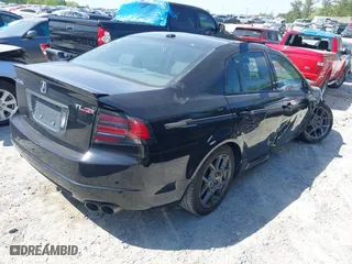 2008 Acura TL Type-S with VIN 19UUA76508A000064, listed as a IAAI auction lot 42031480 with 161,436 mi miles. Bid and sale history available at carsss.com. Image 4.