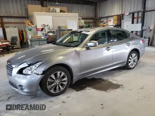 2013 Infiniti M37 with VIN JN1BY1AR2DM602789, listed as a Copart auction lot 68795164 with 122,533 mi miles and Salvage Title. Bid and sale history available at carsss.com. Image 1.