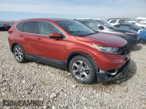 2018 Honda CR-V EX with VIN 2HKRW2H58JH623436, listed as a Copart auction lot 45599925 with 90,161 mi miles and Salvage Title. Bid and sale history available at carsss.com. Image 4.