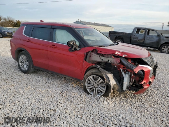 2023 Mitsubishi Outlander ES z VIN JA4J3TA86PZ010761, wystawiony jako Copart lot #84724844 z przebiegiem Nie podano mil oraz Szkoda całkowita • Salvage title. Historia ofert i sprzedaży dostępna na DreamBid. Obrazek 4.