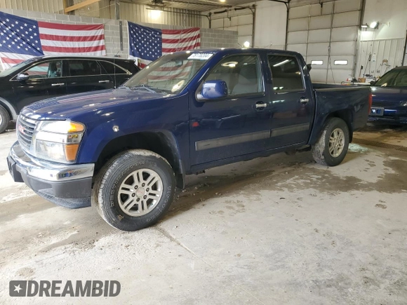 2012 GMC Canyon SLE1 with VIN 1GTH6MFE1C8106748, listed as a Copart auction lot 78178204 with 173,324 mi miles and Salvage Title. Bid and sale history available at DreamBid. Image 1.