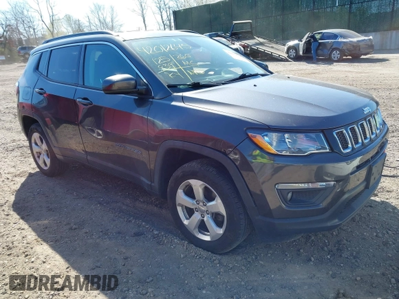 2018 Jeep Compass Altitude with VIN 3C4NJDBBXJT202826, listed as a IAAI auction lot 42012645 with 125,839 mi miles and . Bid and sale history available at carsss.com. Image 1.