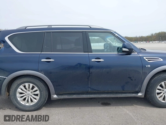 2017 Nissan Armada SV with VIN JN8AY2NC2H9504900, listed as a IAAI auction lot 42069976 with 151,936 mi miles and . Bid and sale history available at DreamBid. Image 13.