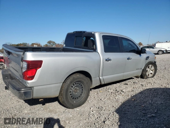 2017 Nissan Titan S with VIN 1N6AA1EJXHN522106, listed as a Copart auction lot 83558864 with 160,029 mi miles and Salvage Title. Bid and sale history available at carsss.com. Image 3.