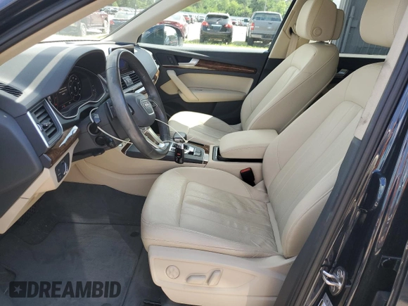 2018 Audi Q5 Premium Plus with VIN WA1BNAFY4J2083350, listed as a Copart auction lot 62327315 with 64,017 mi miles and Salvage title. Bid and sale history available at DreamBid. Image 7.