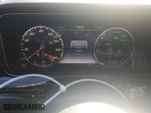 2019 Mercedes-Benz CLS 450 with VIN WDD2J5JB5KA010464, listed as a Copart auction lot 46173895 with 62,854 mi miles and Salvage title. Bid and sale history available at DreamBid. Image 9.