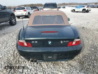 2001 BMW Z3 2.5i with VIN WBACN33421LK49587, listed as a Copart auction lot 77477174 with 122,981 mi miles and Salvage Title. Bid and sale history available at carsss.com. Image 6.