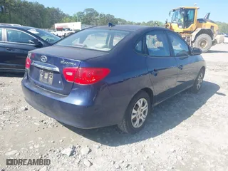 2010 Hyundai Elantra GLS PZEV with VIN KMHDU4AD3AU860544, listed as a IAAI auction lot 42005789 with 206,417 mi miles. Bid and sale history available at carsss.com. Image 4.