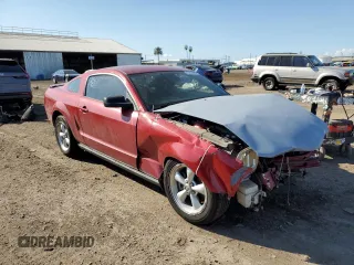 2008 Ford Mustang Deluxe with VIN 1ZVHT80N285138347, listed as a Copart auction lot 47812994 with 0 mi miles and Salvage Title. Bid and sale history available at carsss.com. Image 4.