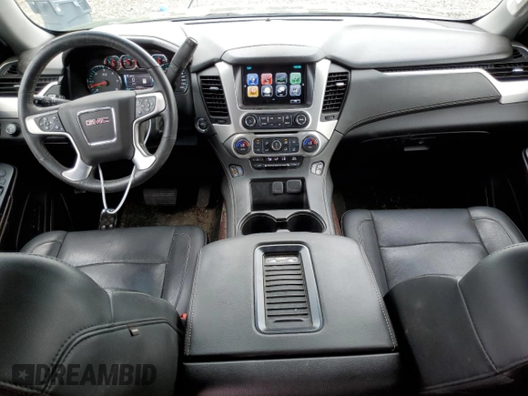 2017 GMC Yukon SLT with VIN 1GKS2BKC2HR174637, listed as a Copart auction lot 58534834 with 91,233 mi miles and Salvage Title. Bid and sale history available at carsss.com. Image 8.