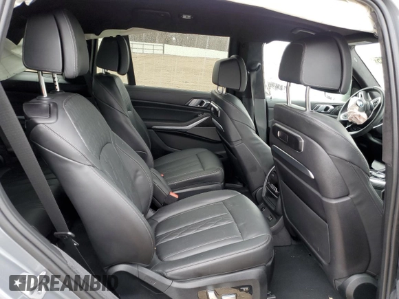 2024 BMW X7 M60i with VIN 5UX33EM08R9U14632, listed as a Copart auction lot 44566175 with 0 mi miles and Salvage Title. Bid and sale history available at carsss.com. Image 12.