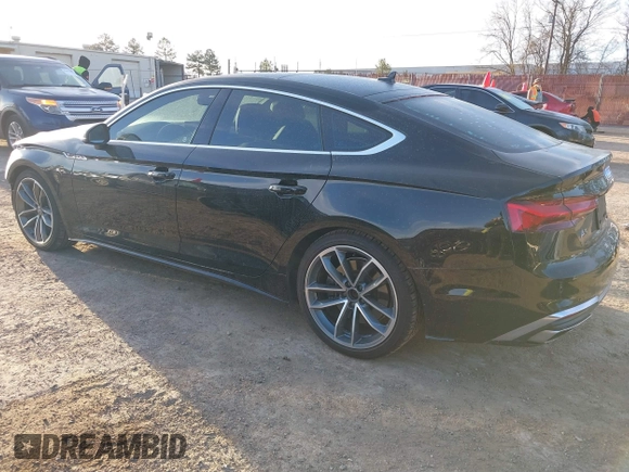 2021 Audi A5 Sportback S line Premium Plus with VIN WAUFACF57MA020805, listed as a IAAI auction lot 41818697 with 80,804 mi miles and . Bid and sale history available at DreamBid. Image 3.
