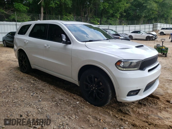 2019 Dodge Durango R/T with VIN 1C4SDHCTXKC573586, listed as a Copart auction lot 59427695 with 79,191 mi miles and Salvage title. Bid and sale history available at DreamBid. Image 4.