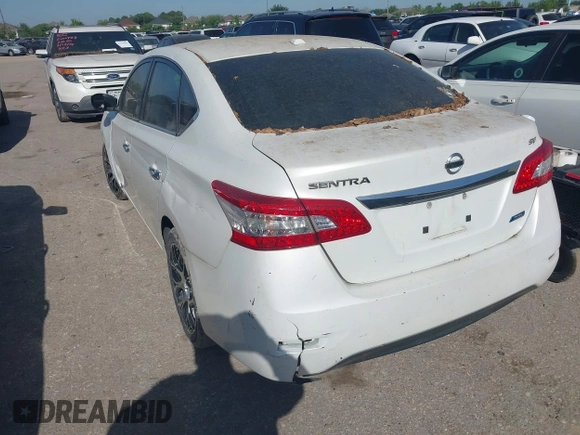 2013 Nissan Sentra SV with VIN 3N1AB7AP2DL649989, listed as a IAAI auction lot 41979236 with 154,815 mi miles and . Bid and sale history available at DreamBid. Image 3.