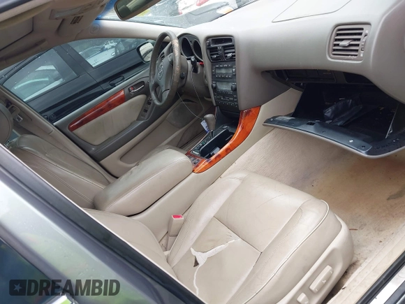 2003 Lexus GS 300 with VIN JT8BD69SX30191496, listed as a IAAI auction lot 41915880 with 207,873 mi miles and . Bid and sale history available at carsss.com. Image 5.