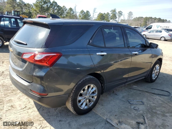 2019 Chevrolet Equinox LS with VIN 3GNAXHEV4KL150984, listed as a Copart auction lot 45286505 with 97,336 mi miles and Salvage Title. Bid and sale history available at carsss.com. Image 3.