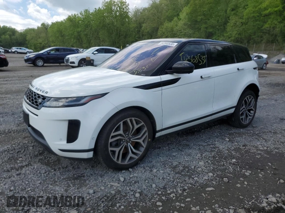 2020 Land Rover Range Rover Evoque SE z VIN SALZP2FX6LH041539, wystawiony jako Copart lot #54368535 z przebiegiem 57 322 mil mil oraz Szkoda całkowita • Salvage title. Historia ofert i sprzedaży dostępna na DreamBid. Obrazek 1.